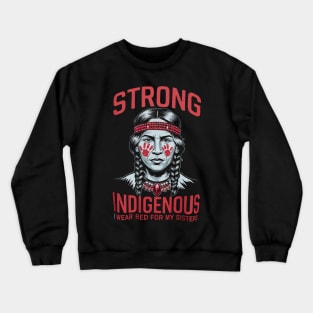 I WEAR RED FOR MY SISTERS AND MY MOTHER Crewneck Sweatshirt